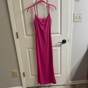 Chic Fuchsia Maxi Dress